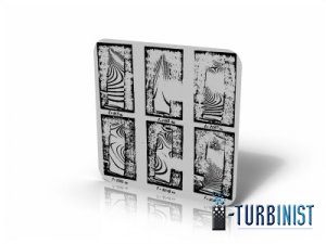 Динамические напряжения в лопатках