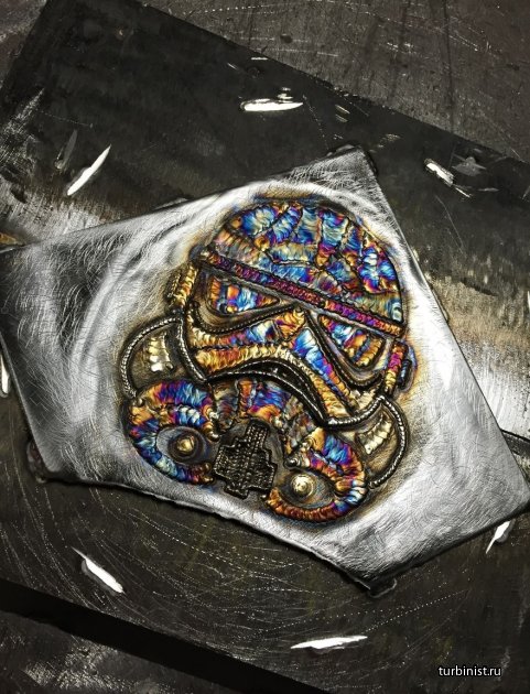 Искусная работа сваркой