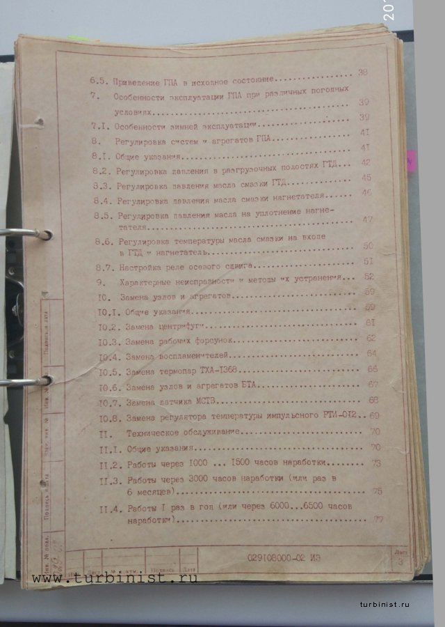 Инструкция по эксплуатации ГПА 10-01 (02910800-02 ИЭ)